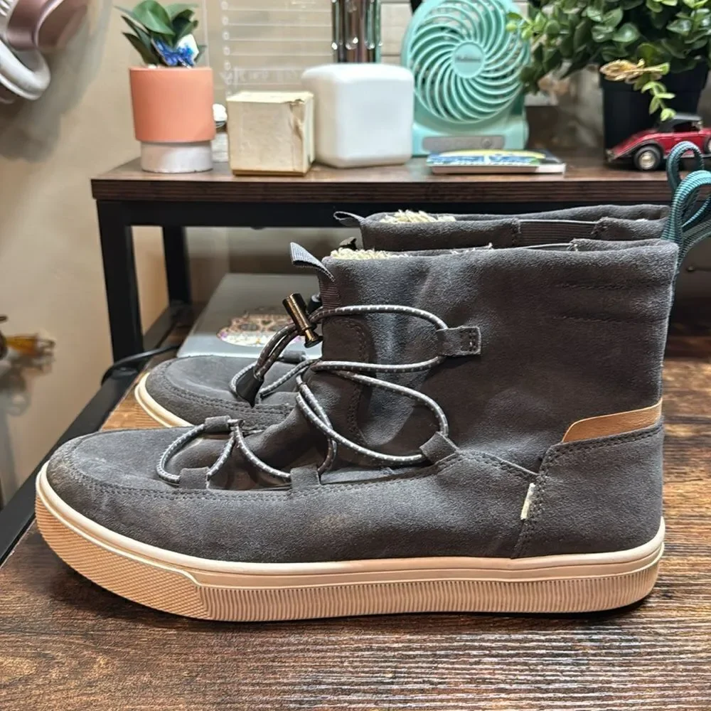 TOMS Travel Lite Alpine Winter Casual Boots Ankle - Blue Size 11.5 - Picture 3 of 8